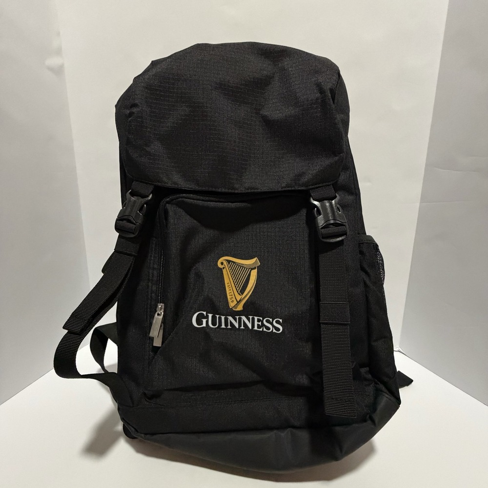 Guinness Black Insulated Cooler Backpack with Bottle Opener NWT